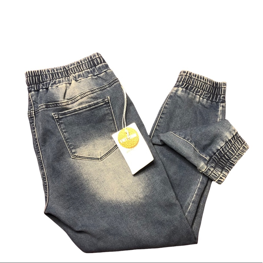 Sandpiper jogger mid rise jegging‘s Size 14 Knit Denim BNWT elastic waist line
